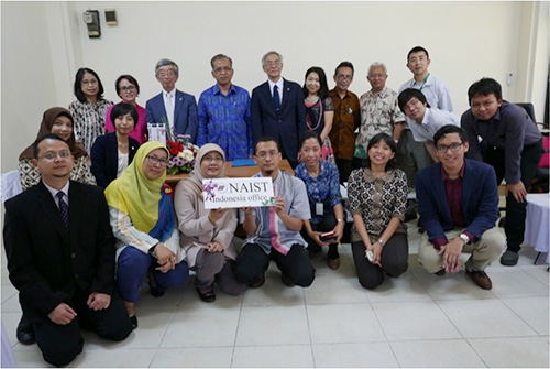 NAIST's First Overseas Education Collaborative Office; Opening of NAIST Indonesia Office (April 1, 2016)