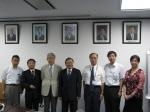 The delegation from Southern Taiwan University (August 24, 2011)