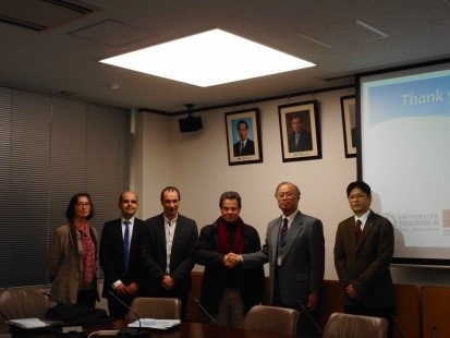 President Jean-Pierre Vinel (University Paul Sabatier, France) Visit (December 5, 2016)