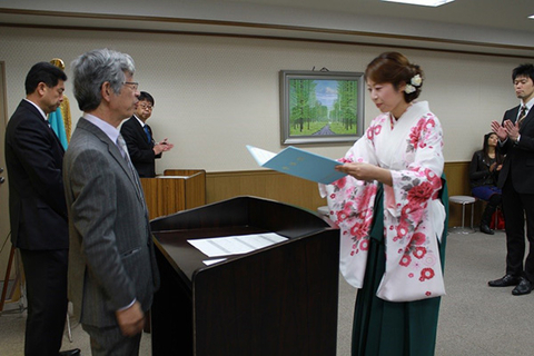 2016 NAIST Winter Graduation Ceremony (December 22, 2016)