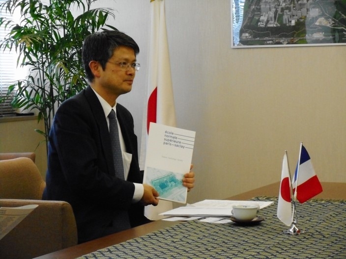 ENS Paris-Saclay (France) Vice President Keitaro Nakatani Visit (May 24, 2017)