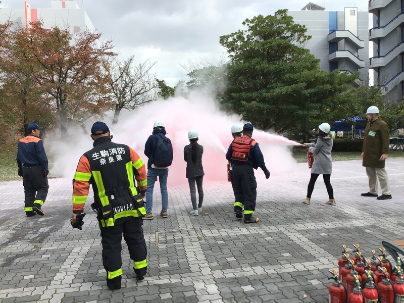 Earthquake and fire safety drill (October 31, 2018) 