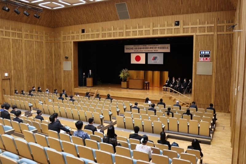 2020 NAIST Fall Graduation Ceremony (September 25, 2020)