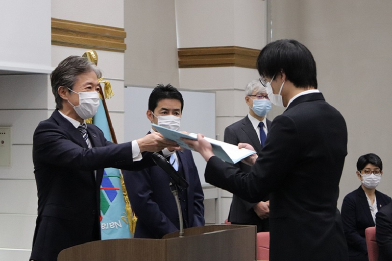 2021 NAIST Winter Graduation Ceremony (December 22, 2021)