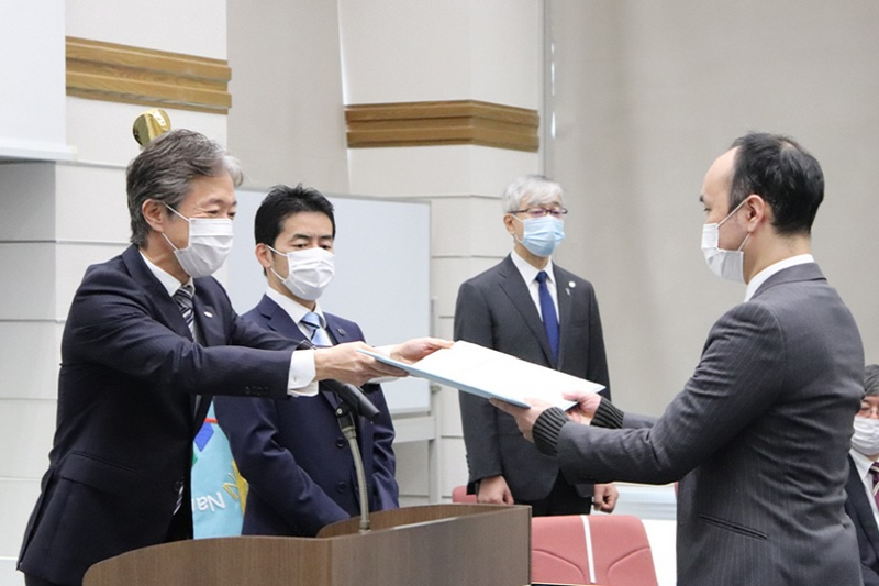 2021 NAIST Winter Graduation Ceremony (December 22, 2021)