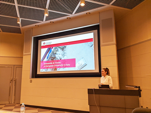 NAIST accepted University of Trento staff member under Erasmus+ ICM program (2023/7/10-7/14)