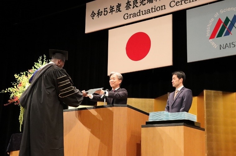 2023 NAIST Fall Graduation Ceremony (September 25, 2023)