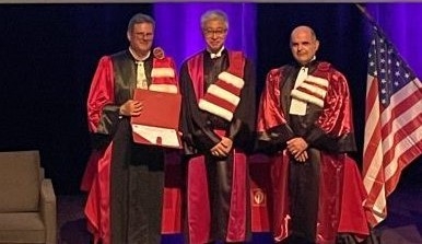 Professor Tsuyoshi Kawai of the Photonic and Reactive Molecular Science Laboratory received a Honorary Doctorate (Doctor Honoris Causa) from University Toulouse III Paul Sabatier 