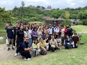 Strolling the beautiful Genkyu-en Garden