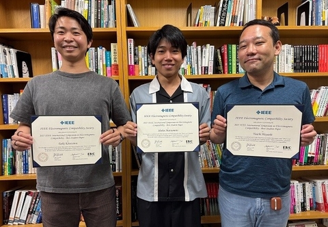 Taiki KITAZAWA et al. of Information Security Engineering lab received the IEEE EMC2025 Best Student Paper award. (2025/8/21)