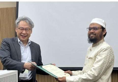 Md. Sihabul Islam of Dependable System Lab received the best presentation award at the 12th Technical Meeting of the IEICE Technical Committee on Dependable Computing.