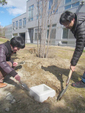 バイオサイエンス研究科一期生修了20周年記念植樹を実施（2016/03/12）