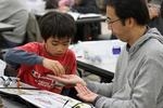 先端科学技術体験プログラム「親子でレゴロボットを作ってリレーにチャレンジ！」親子講座を開催(2010/12/11)