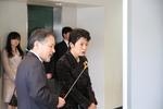 高円宮妃殿下が本学をご視察（2012/02/29）