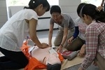 普通救命講習会を実施（2013/07/16）