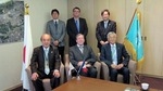 エコールポリテクニック（フランス）の学術・研究担当副学長らが本学を表敬訪問（2015/11/18）