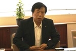 京セラ株式会社副会長が本学を訪問（2014/06/19）