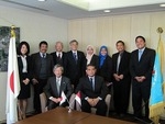 ムハマジア大学プアケート校（インドネシア）副学長一行が本学を表敬訪問（2013/04/12）