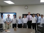 ユニテック工科大学（ニュージーランド）学長一行が本学学長を表敬訪問（2012/07/09）