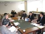 韓国　光州科学技術院長らが学長表敬（2009/3/11）