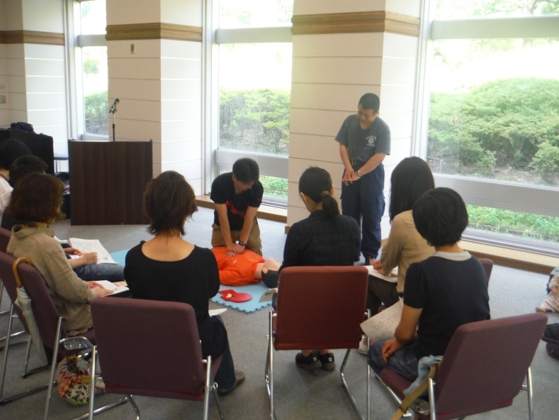 普通救命講習会を実施（2016/07/20）