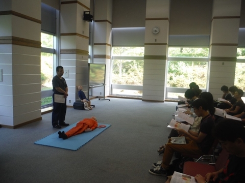 普通救命講習会を実施（2016/07/20）