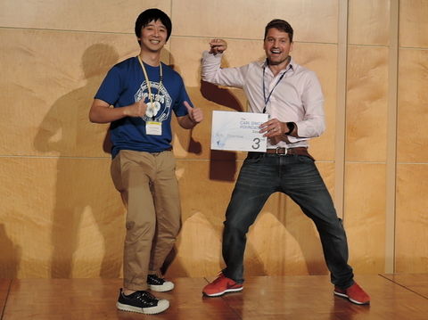 ストレス微生物科学研究室の吉川雄樹さん（博士後期課程3年）が「第14回酵母国際会議（ICY14）」において「Carl Singer Foundation award」を受賞