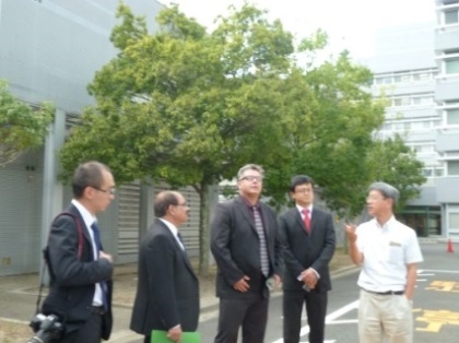 ユニテック工科大学（ニュージーランド）の副学長一行が本学を表敬訪問（2016/10/12）