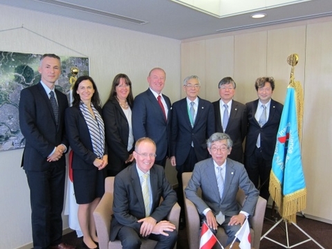 ウィーン応用科学大学（オーストリア）の学長一行が本学を表敬訪問（2016/09/26）