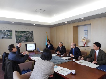 ポールサバチエ大学（フランス）の学長が本学を表敬訪問（2016/12/05）