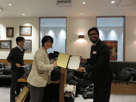 ディペンダブルシステム学研究室のFakir Sharif Hossainさん（博士後期課程2年）が、電子情報通信学会ディペンダブルコンピューティング研究会において第3回研究会若手優秀講演賞を受賞