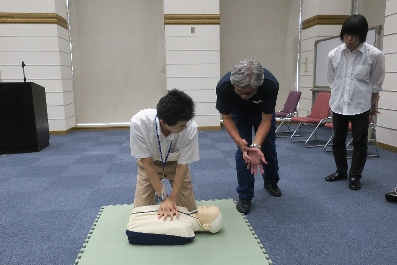 普通救命講習会を実施（2018/07/20）