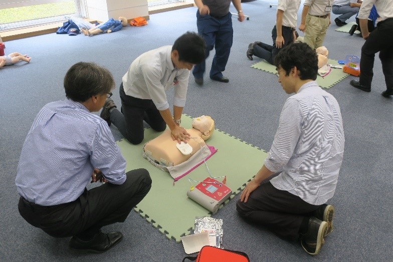 普通救命講習会を実施（2019/07/19）