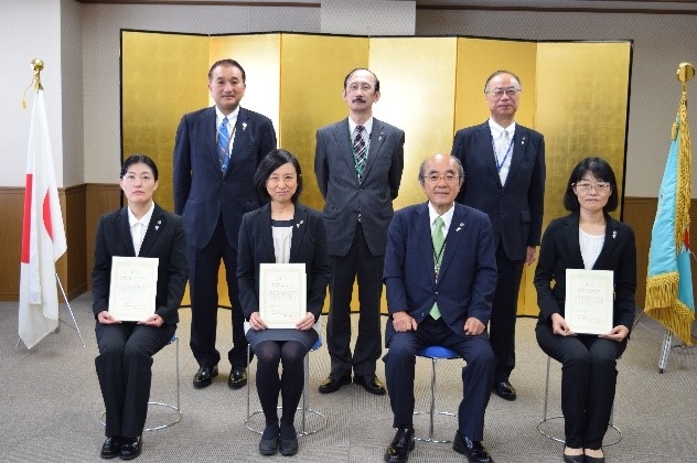 令和元年度　職員表彰を実施（2019/10/02）
