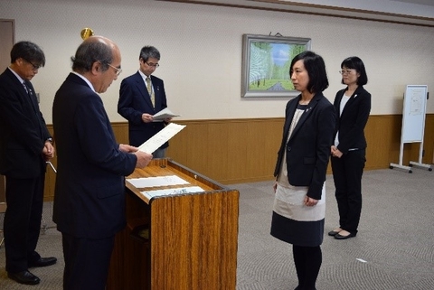 令和元年度　職員表彰を実施（2019/10/02）