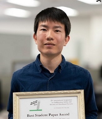 ディペンダブルシステム学研究室の長濱 将太さん(博士前期課程2年)らが、国際会議SSS 2019においてBest Student Paper Awardを受賞