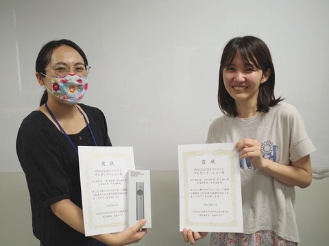 光メディアインタフェース研究室の辻 茉佑香さん（博士前期課程2年）、上野 友梨さん（博士前期課程1年）らのグループが、第23回 画像の認識・理解シンポジウムにおいてMIRU2020若手プログラムプレゼンテーション賞を受賞（2020/8/1）