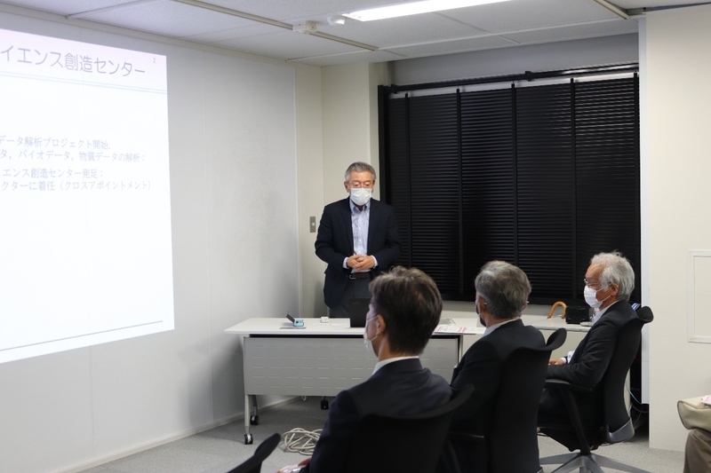 関西文化学術研究都市推進機構 堀場理事長らが視察（2021/07/02）