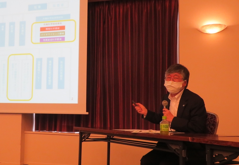 「関西イノベーションフォーラム2022」で塩﨑学長と小笠原副学長がプレゼンテーション（2022/5/13）