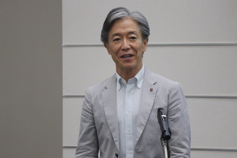 学長記者懇談会を実施（2022/9/1）