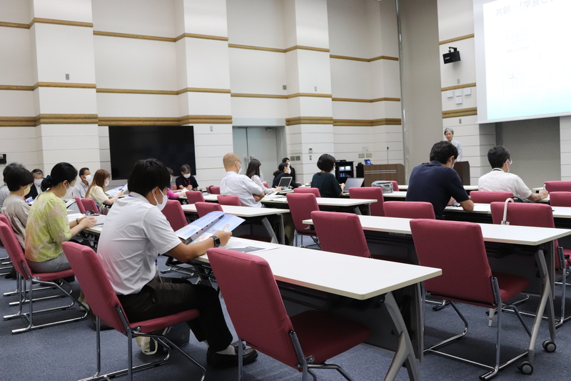 学長記者懇談会を実施（2022/9/1）