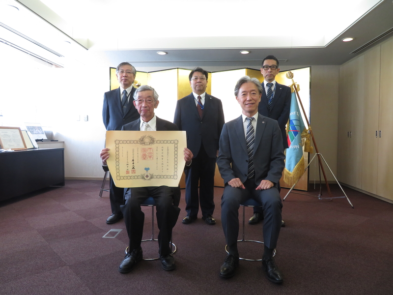 令和5年春の叙勲伝達式を挙行（2023/7/3）