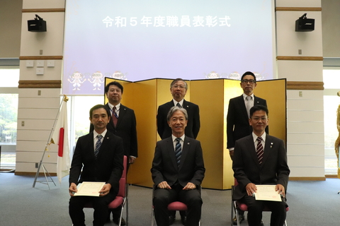 令和5年度　職員表彰式を実施（2023/10/02）