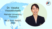 Vasaka Visoottiviseth氏（マヒドン大学 准教授）