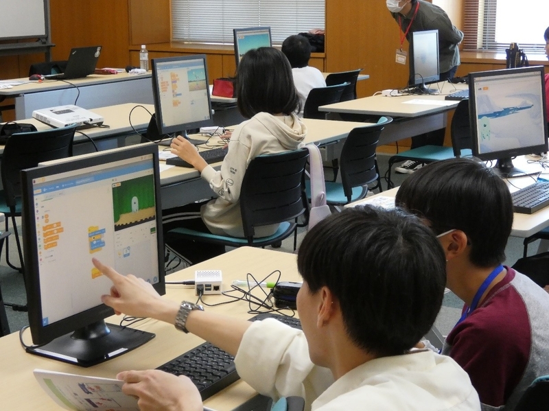 「はじめてのプログラミング講座」(@上牧町保健福祉センター)を奈良県と共催で開催(2023/11/05)