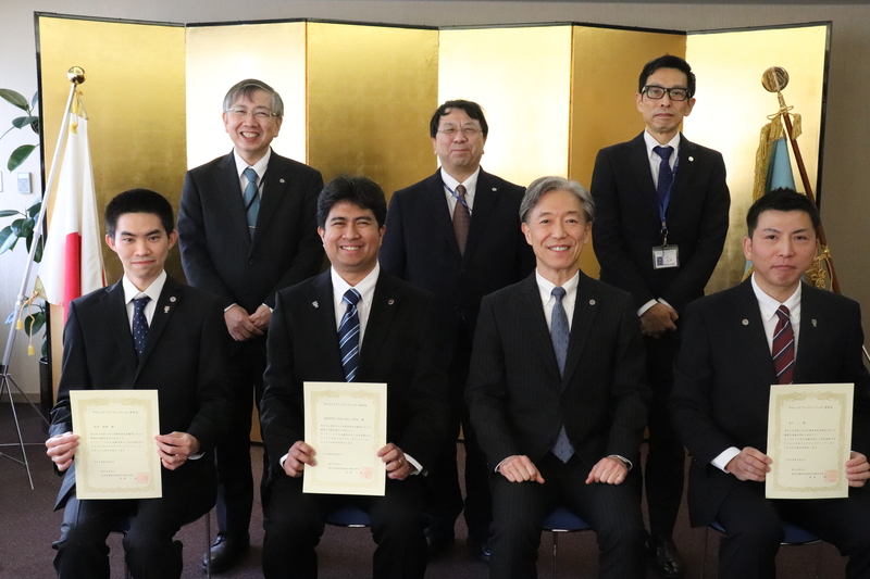 NAISTプレジデンツフェロー2023表彰式を実施（2024/02/06）