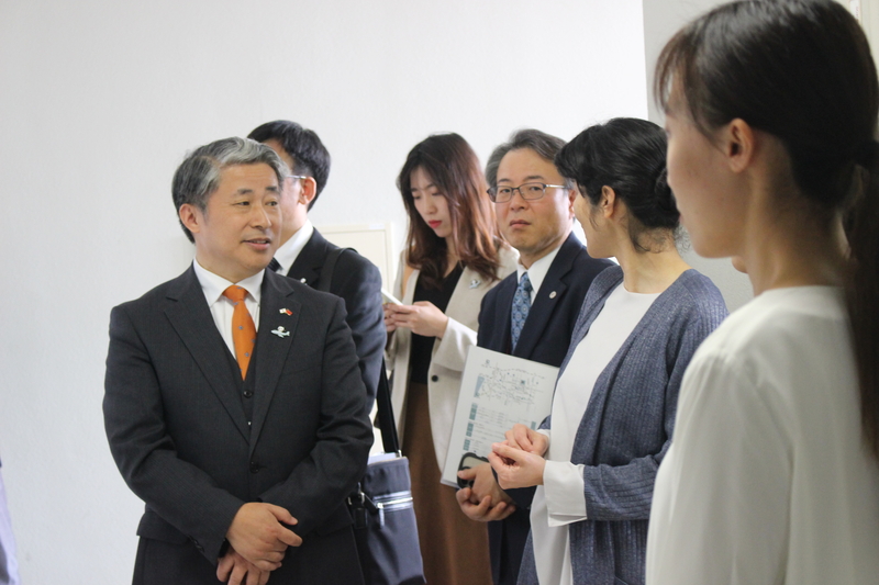 駐大阪中国総領事が本学を訪問(2024/4/25)