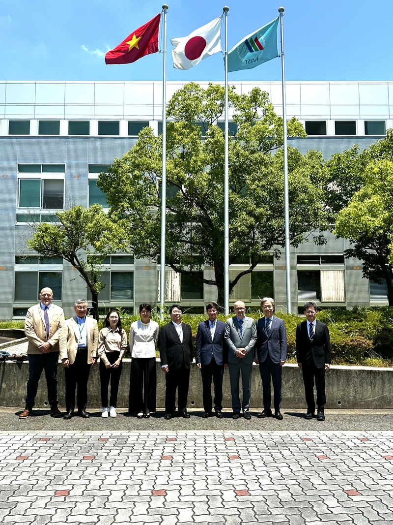 ハノイ科学技術大学の学長が本学を訪問(2024/6/14)