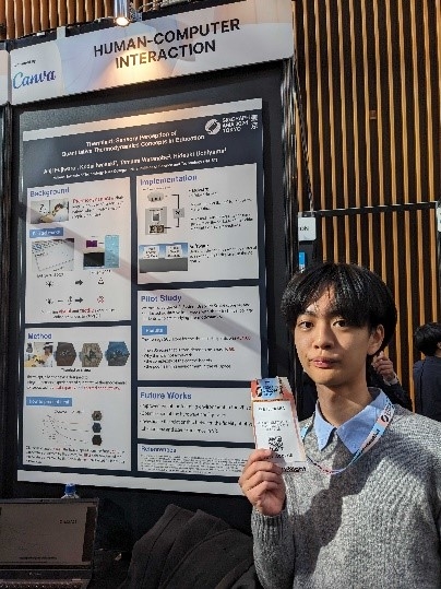 NAIST STELLA プログラム（JST次世代科学技術チャレンジプログラム）を受講している高専生が国際学会で発表（2024/12/3～12/6）