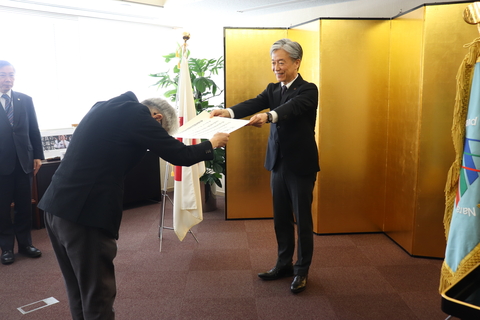 名誉教授称号授与式を挙行（2025/3/31）